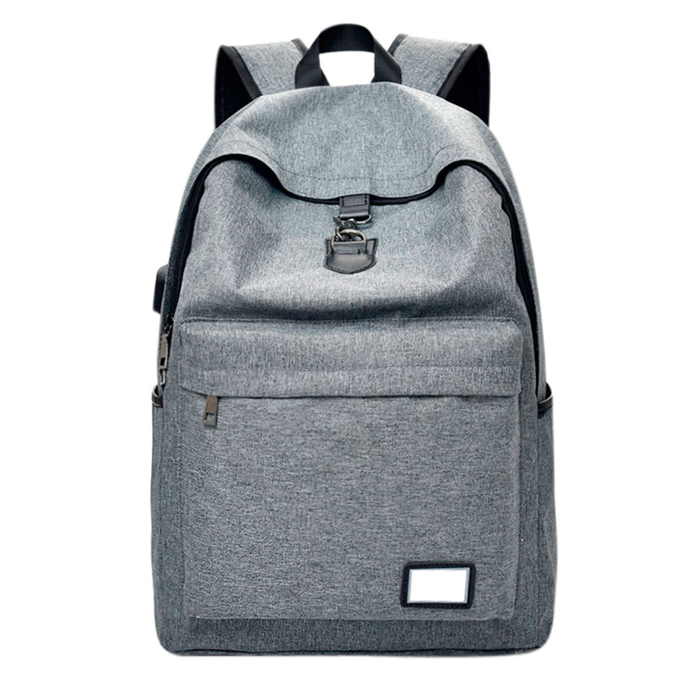 Men Canvas Backpacks External USB Charge Backpack Laptop Backpack Unisex School Bags for teens Mochila Escolar